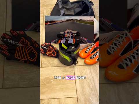 WHAT DO I PACK FOR RACE NIGHT? 😮 #karting #gokart #racing #cars