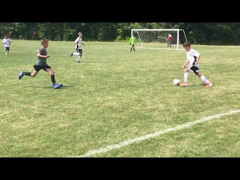 August 8, 2020 CAF Game: Aiden Impey playing left-back for Pro11 soccer