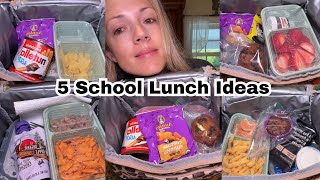 Weekly Lunchbox Ideas || #packlunch #lunchbox #lunchideas #lunchideas #schoollunch #lunch #lunchtime