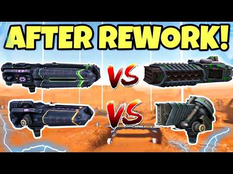 [WR] 🔥 GLORY VS THUNDER & HALO VS GUST AFTER REWORK || WAR ROBOTS TEST SERVER ||