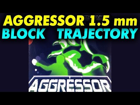 DR NEUBAUER Aggressor 1.5 мм - разница траекторий блока с гладкой YINHE Apollo 5 sponge 37