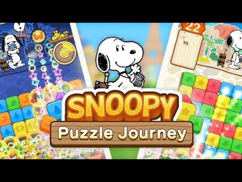 SNOOPY PUZZLE JOURNEY - iOS - First Gameplay - iPhone 11 Pro Max