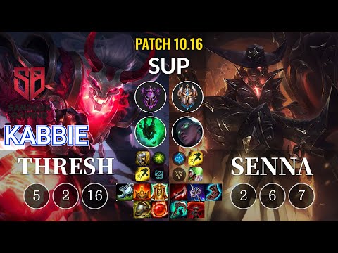 SB Kabbie Thresh vs Senna Sup - KR Patch 10.16