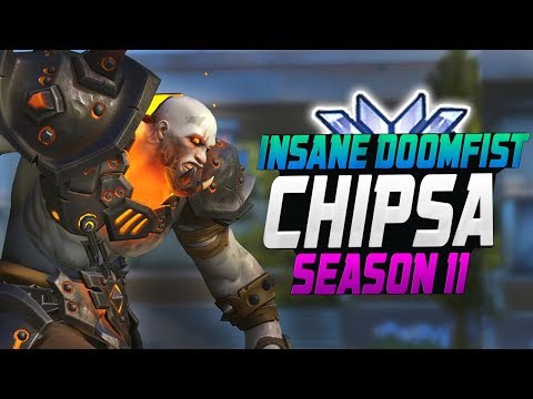 INSANE CARRY DOOMFIST - Chipsa! [ OVERWATCH SEASON 11 TOP 500 ]