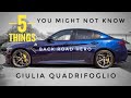 5 BEST THINGS About The Alfa Romeo Giulia Quadrifoglio