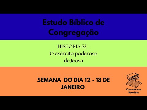 História 52 — Como Jeová Protegeu Eliseu e Seu Servo (Estudo Bíblico) - 12–18 de Janeiro