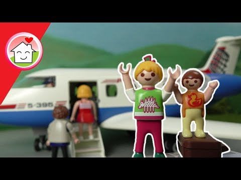 Playmobil Film deutsch - Am Flughafen -  Spielzeug Film für Kinder von Familie Hauser