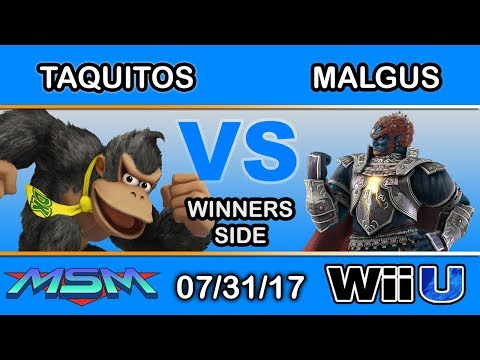 MSM 107 - tHB | Taquitos (Donkey Kong) Vs. Malgus (Ganondorf) Winners Side