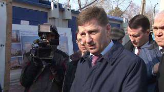 Сергей Фургал проверил ход строительства нового корпуса...