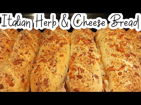How To Make SUBWAY Style Italian Herb & Cheese Bread