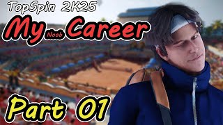 TOP SPIN 2K25　Mycareer Mode Part01
