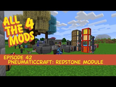 All the Mods 4 #42 - PneumaticCraft: Redstone Module