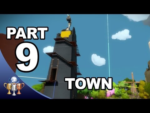 The Witness Walkthrough #9 -  The Town / Village Puzzle Solutions (Activating Town Laser)