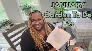 January Garden to Do List for the Gardener