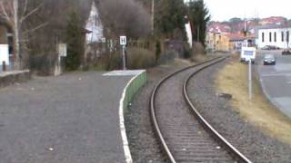 preview picture of video 'Bahnbetriebsstelle Mainzlar / railway station'