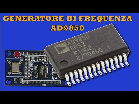 Generatore di frequenza 0-40 MHz con AD9850 e Arduino