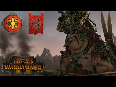 Lizardmen & Skaven (Profpwn) vs. Empire & High Elves - Multiplayer Battle| Total War: Warhammer 2
