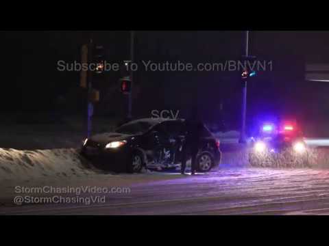 Rice Lake, WI Heavy snow and accident - 3/9/2019