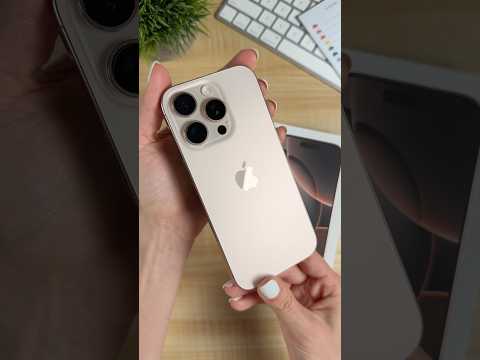 iPhone 16 Pro in Desert Titanium✨