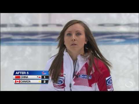 CURLING: CHN-CAN World Women's Chp 2014 Draw 16 - HIGHLIGHTS