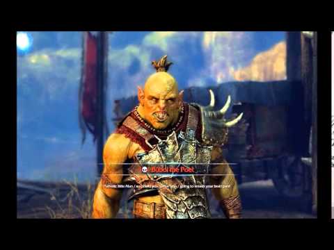 Shadow of Mordor The Uruk bard quotes