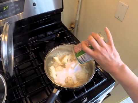 Cauliflower soup with bone broth