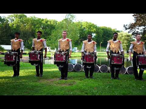 Phantom Regiment Drumline Allentown Lot DCI 2019 (60 FPS/Quality Audio)