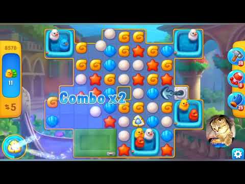 Fishdom 2022, no Boosters,  8578  level  -  прохождение без бустеров,  8578  уровень.