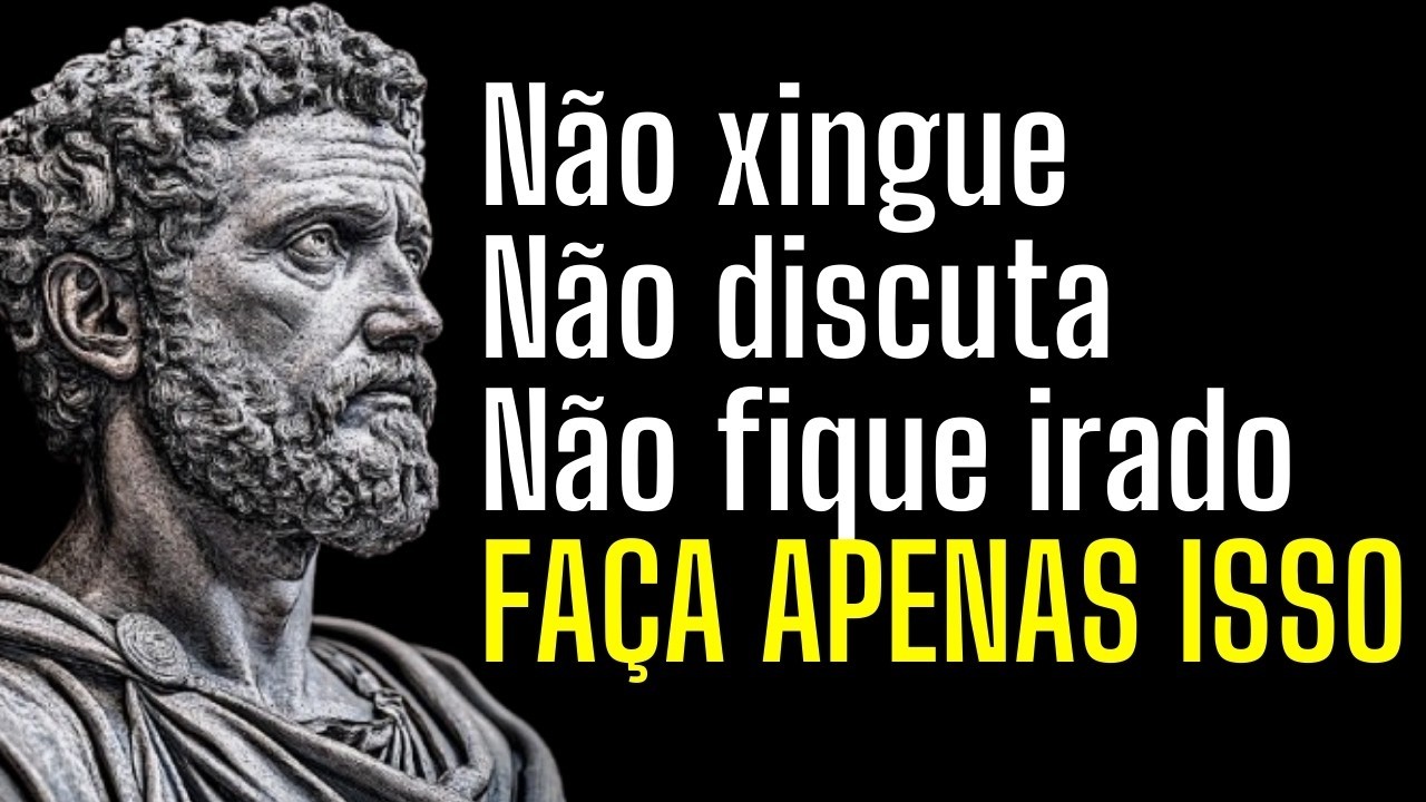 COMO NUNCA MAIS FICAR IRRITADO e INCOMODADO com NINGUÉM | Sabedoria Estoica