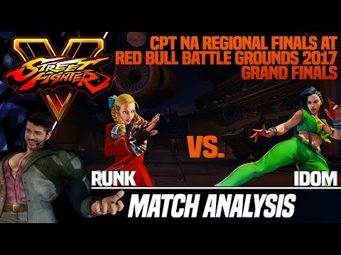 SFV Match Analysis: RBBG 2017 CPT NA Regional Finals GRAND FINALS - Punk vs. Idom