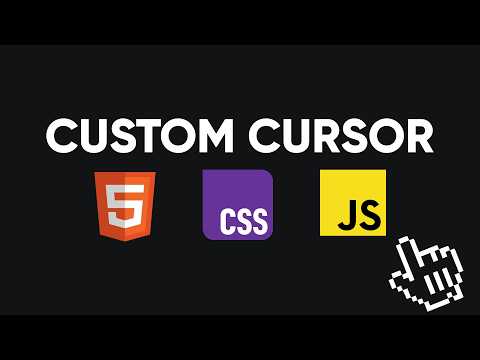 Interactive Custom Cursor Effect Full Tutorial