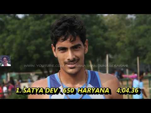 1500m Boys U18 final || 35th National Junior Athletics Championships 2019