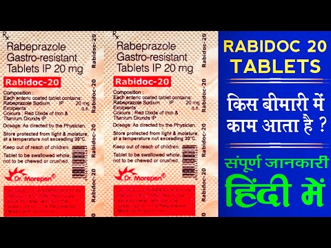Rabidoc 20 Tablets |Rabeprazole Gastro Resistant Tablets Ip 20 Mg Uses In Hindi |Raghav Medicines