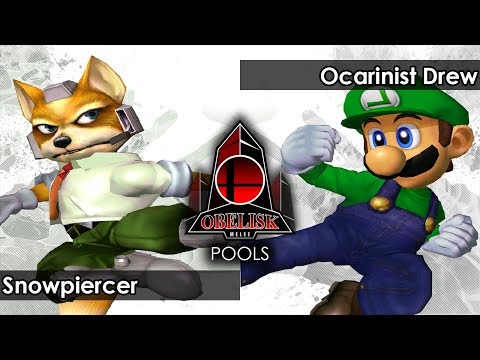Melee: Snowpiercer (Fox) V Ocarinist Drew (Luigi) - Obelisk 65 Tournament SSBM