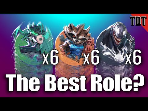 6 Tanks VS 6 Supports VS 6 DPS (Marvel Rivals)