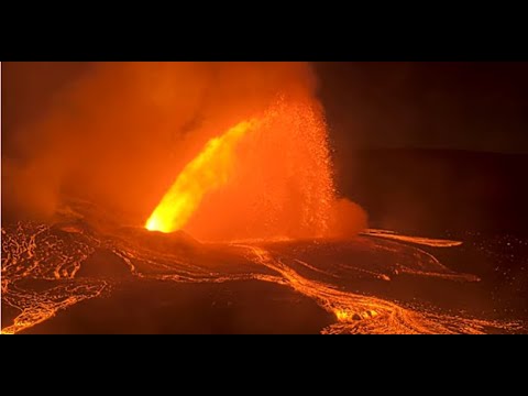 [V3cam] Kīlauea volcano, Hawaii (south Halemaʻumaʻu crater)