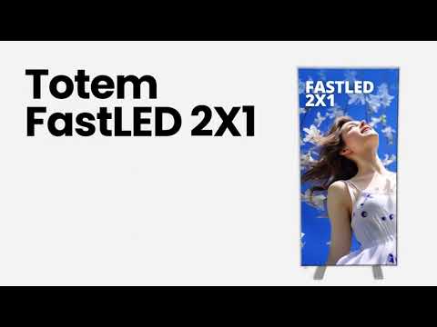 Guarda il video Frame Fiere Luminoso 100x200