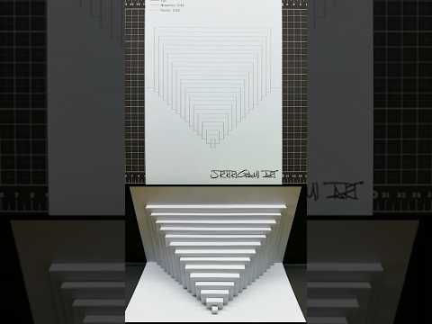 Kirigami Tutorial｜Paper Art｜Origami Art｜Kirigami Art｜Pop Up Card 73 #Shorts