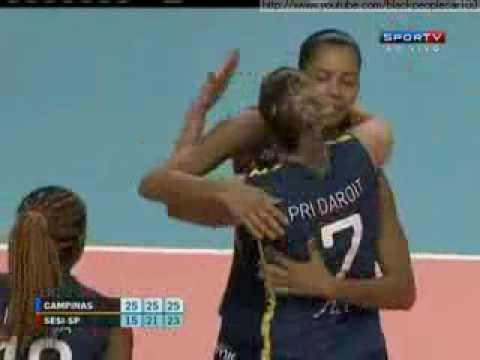 Campeonato Paulista de Volei Feminino 2012 (semifinal) - Amil Campinas 3 x 0 Sesi SP - jogo 1