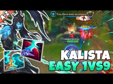 KALISTA SUPPORT 1V9 - League of Legends ITA #3412
