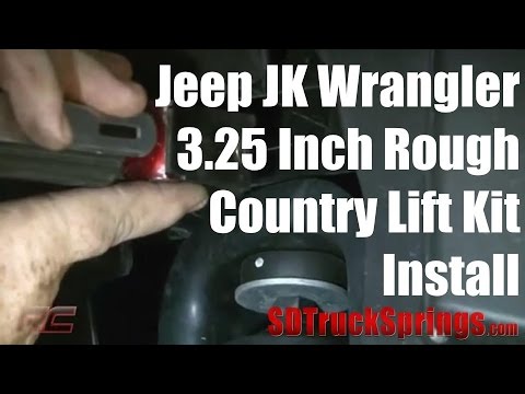 Jeep JK Wrangler - Rough Country 3.25 Inch Lift Kit for 2007-2013 - Tutorial and Review