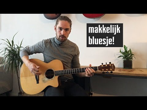 Makkelijk BLUES LIEDJE op gitaar voor beginners!