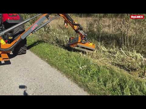 Reach Mower ROLMEX KR600Z – McCormick X6.135 Xtrashift in Action!
