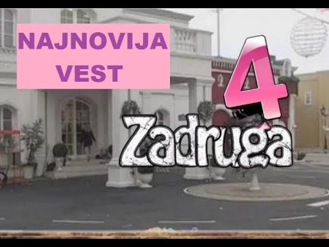 POTPUNI HAOS - ONA je NOVA UČESNICA Zadruge 4 #zadruga #zadrugainfo