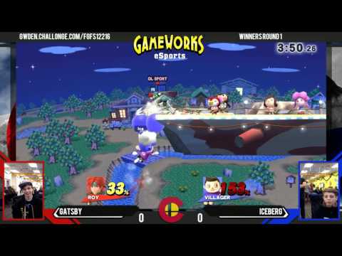 Gatsby (Roy, Marth) Vs. Iceberg (Villager) - WR1
