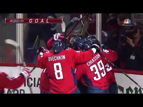 Washington Capitals Vs Columbus Blue Jackets Nicklas Backstrom OT Game Winner 2018 Playoffs