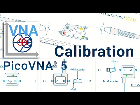 Calibration demonstration: PicoVNA 5 vector network analyzer software