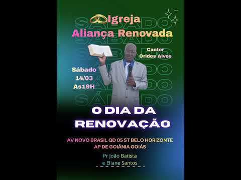 Igreja aliança renovada em Ap de Goiânia, Goiás‧R. Novo Brasil, qd 05 - lt 09 - St. Belo Horizonte