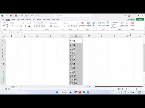How to Convert Comma to Decimal Point & Dot to Comma in Excel