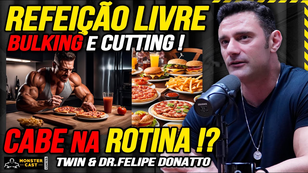 DIA DO LIXO EM BULKING E CUTTING: QUAL A DIFERENÇA !? | LEANDRO TWIN & DR FELIPE DONATTO
